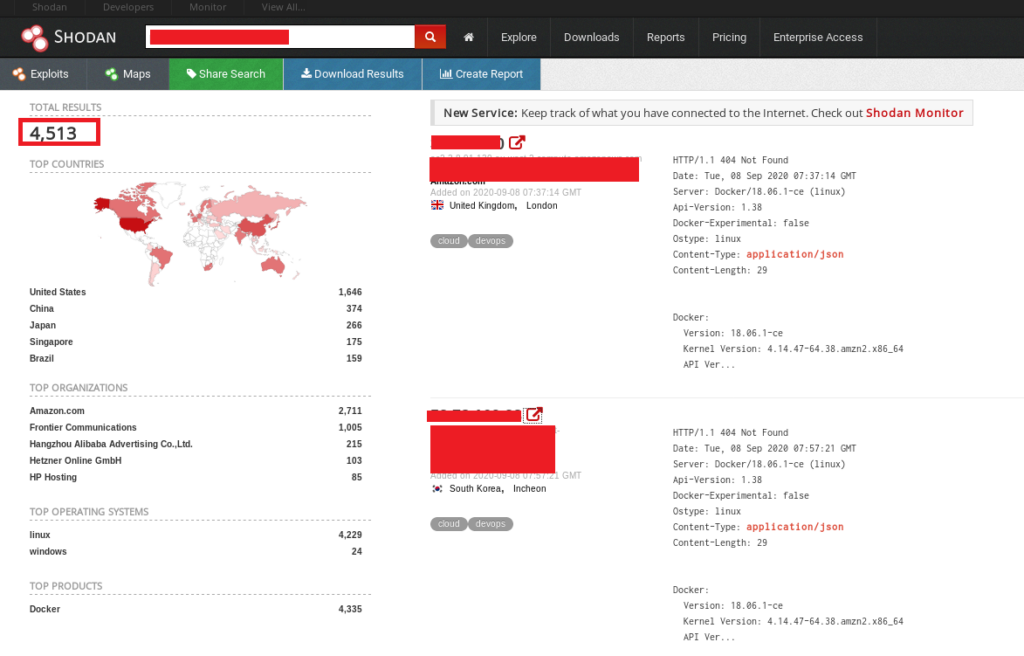 Compromission environnement Docker Hôte